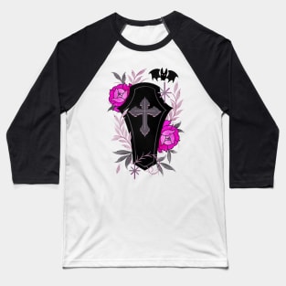 Floral coffin lovely death Baseball T-Shirt